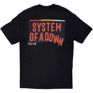 System Of A Down T-Shirt: Berlin Event Tour '26 (Black) (Back Print & Ex-Tour)