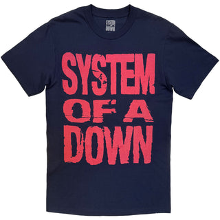 System Of A Down T-Shirt: London Event UJ Tour '26 (Navy Blue) (Back Print & Ex-Tour)