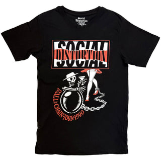 Social Distortion T-Shirt: Ball and Chain (Black)