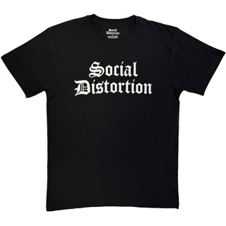 Social Distortion T-Shirt: Logo Mono (Black)