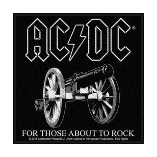 AC/DC Standard Woven Patch: For Those About To Rock