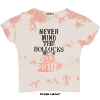 The Sex Pistols Ladies Crop Top: Never Mind the Bollocks