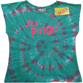 The Sex Pistols Ladies Crop Top: Logo