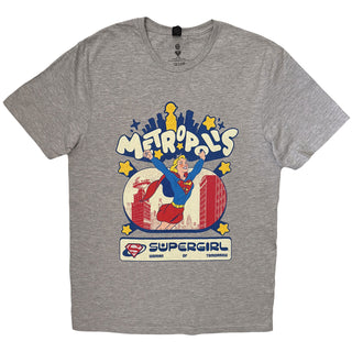 DC Comics T-Shirt: Supergirl Metropolis (Grey)