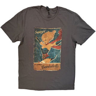 DC Comics T-Shirt: Supergirl Bombshell (Charcoal Grey)