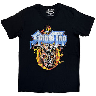 Spinal Tap T-Shirt: Flame Skull (Black)