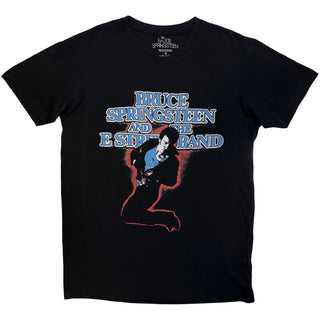 Bruce Springsteen Carbon T-Shirt: E Street Tour '84-'85 (Black) (Back Print)