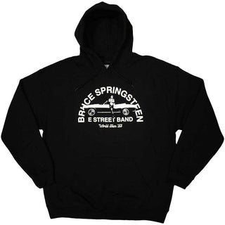 Bruce Springsteen Pullover Hoodie: Tour '23 Leaning Car (Back Print & Ex-Tour)