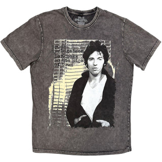 Bruce Springsteen Stone Wash T-Shirt: Darkness on the Edge of Town (Charcoal Grey)