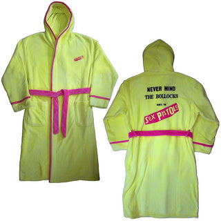 The Sex Pistols Bathrobe: Never Mind The Bollox Original Album (Yellow) (Back Print)