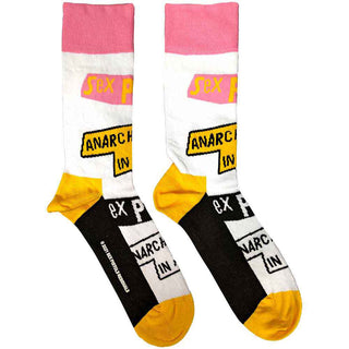 The Sex Pistols Ankle Socks: Anarchy In The UK (White)
