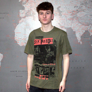 The Sex Pistols Stone Wash T-Shirt: Photo Collage