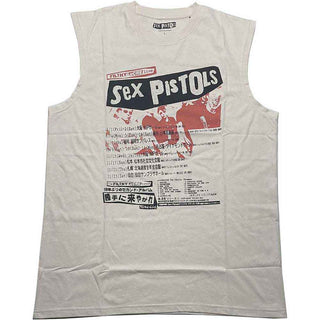 The Sex Pistols Embellished Vest T-Shirt: Filthy Lucre