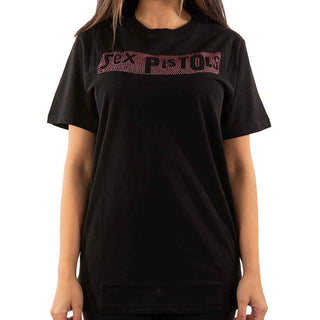 The Sex Pistols Embellished T-Shirt: Logo