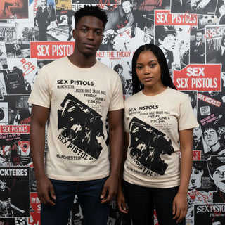 The Sex Pistols Unplugged T-Shirt: Manchester (Sand)