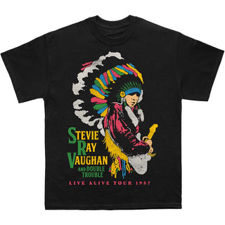 Stevie Ray Vaughan Unisex T-Shirt: Double Trouble