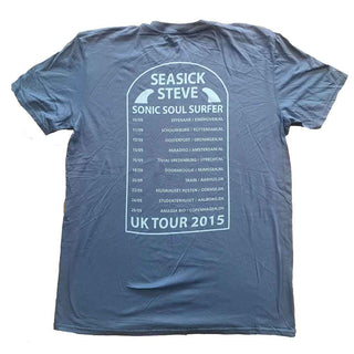 Seasick Steve T-Shirt: Sonic Soul Surfer (Back Print)