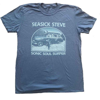 Seasick Steve T-Shirt: Sonic Soul Surfer (Back Print)