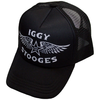Iggy & The Stooges Mesh Back Cap: Wings (Black)