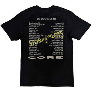 Stone Temple Pilots T-Shirt: Core US Tour '92 (Back Print)