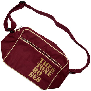 The Stone Roses Shoulder Bag: Stencil Logo (Maroon Red)