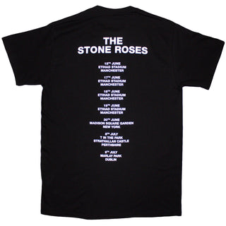 The Stone Roses T-Shirt: Tour 2016 (Black) (Back Print)