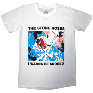 The Stone Roses T-Shirt: Wanna Be Adored (White)