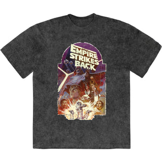 Star Wars Stone Wash T-Shirt: The Empire Strikes Back Explosion (Black)