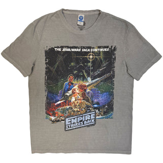 Star Wars Stone Wash T-Shirt: TESB Kiss (Grey)