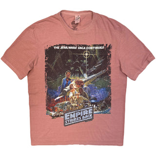 Star Wars Stone Wash T-Shirt: TESB Kiss (Red)