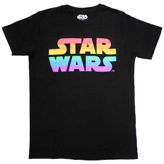 Star Wars Unisex T-Shirt: Rainbow Logo