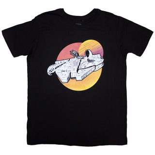 Star Wars Unisex T-Shirt: Millennium Falcon Twin Suns