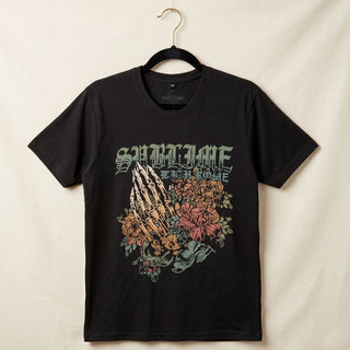 Sublime Premium Carbon T-Shirt: Praying Hands (Black)