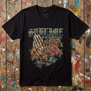 Sublime Premium Carbon T-Shirt: Praying Hands (Black)