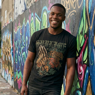Sublime Premium Carbon T-Shirt: Praying Hands (Black)
