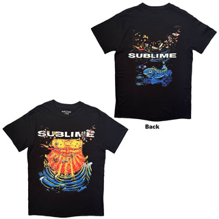 Sublime T-Shirt: Underwater (Black) (Back Print)