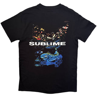 Sublime T-Shirt: Underwater (Black) (Back Print)