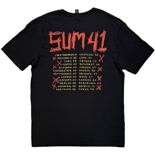 Sum 41 T-Shirt: Tour '24 Pt.2 Fuck Sum 41 (Black) (Back Print) (Ex-Tour)