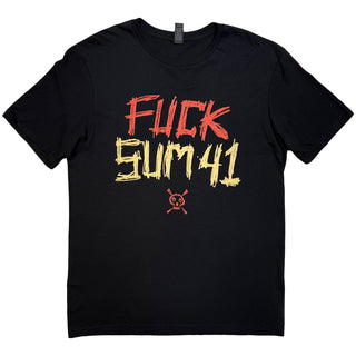 Sum 41 T-Shirt: Tour '24 Pt.2 Fuck Sum 41 (Black) (Back Print) (Ex-Tour)