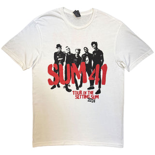 Sum 41 T-Shirt: Tour '24 Pt.2 Spray Paint (White) (Back Print) (Ex-Tour)
