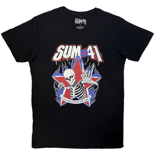 Sum 41 Carbon T-Shirt: All Killer No Filler Skeleton (Black)