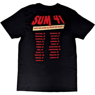 Sum 41 T-Shirt: Does This Look Like All Killer No Filler European Tour 2022