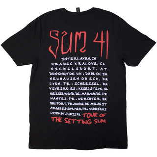 Sum 41 T-Shirt: Tour '24 Skull (Back Print & Ex-Tour)