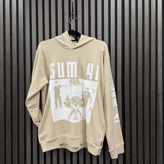 Sum 41 Unplugged Pullover Hoodie: Band Photo (Natural)