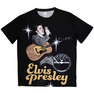 Sun Records Unisex Sublimation T-Shirt: Elvis Mic