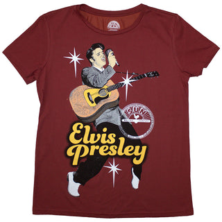 Sun Records Ladies T-Shirt: Elvis Mic