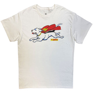 DC Comics T-Shirt: Superman Krypto Flying (White)