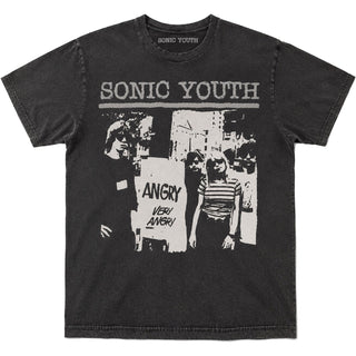 Sonic Youth T-Shirt: Angry (Black)