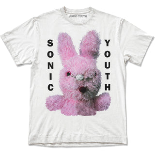 Sonic Youth T-Shirt: Dirty Bunny (White)