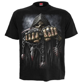 Spiral T-Shirt: Game Over (Black) (Back Print)